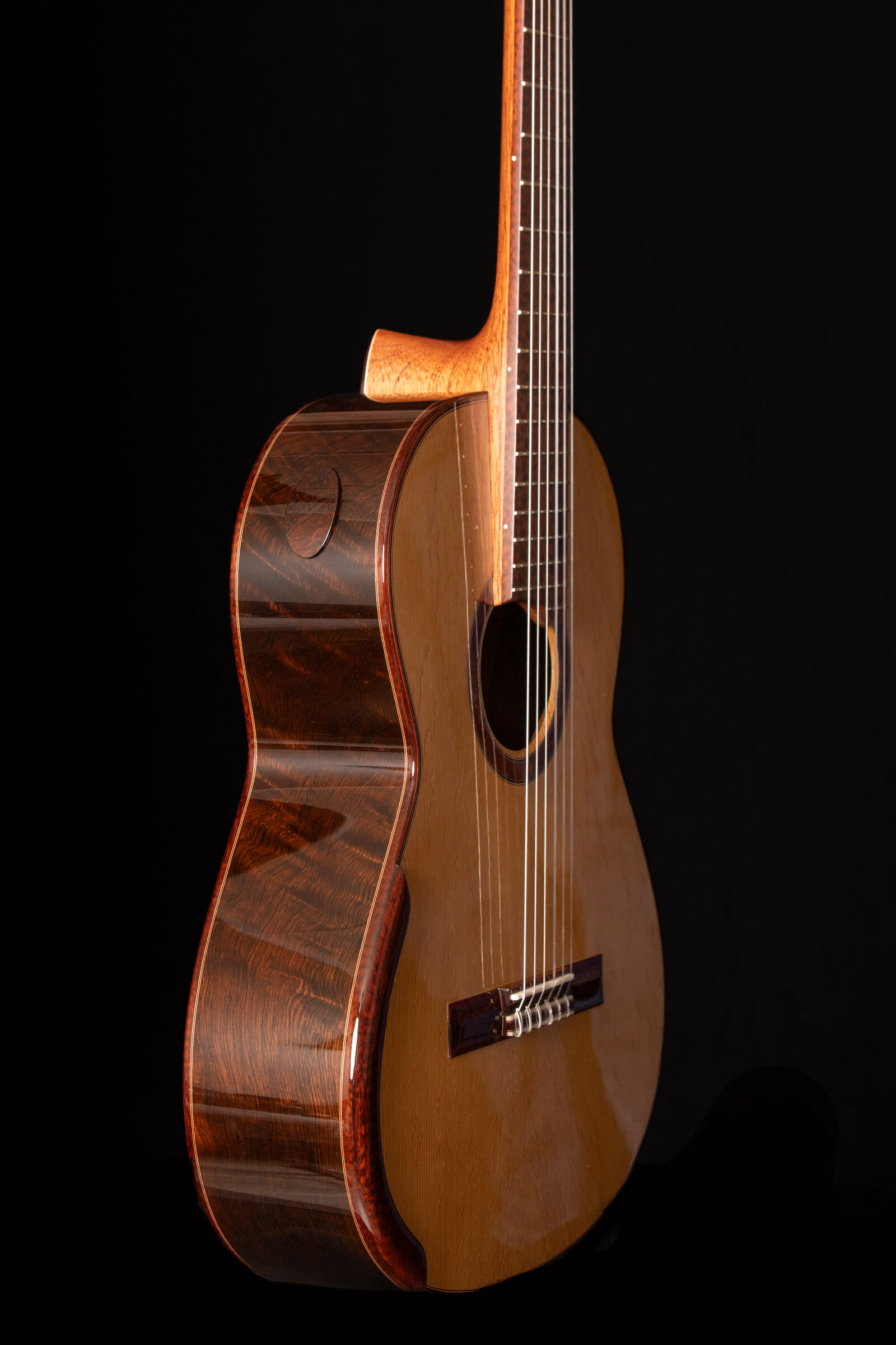 Ryer guitar body curves and waist