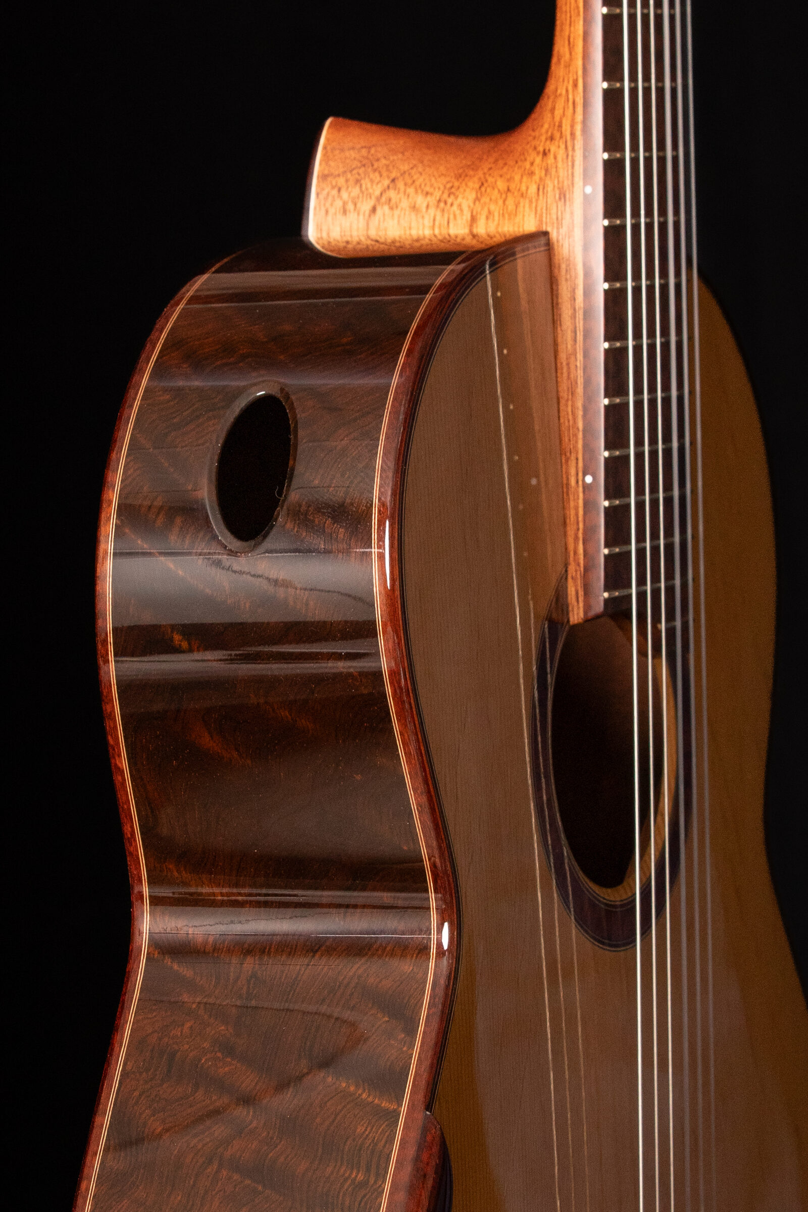 Handcrafted instrument by Ryer Guitars